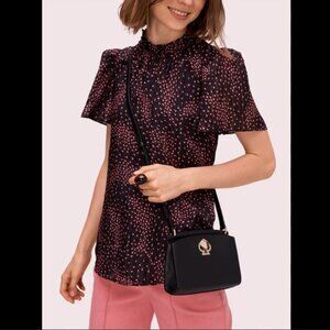 EUC $218 Kate Spade Romy Small Pebbled Leather Crossbody Bag!